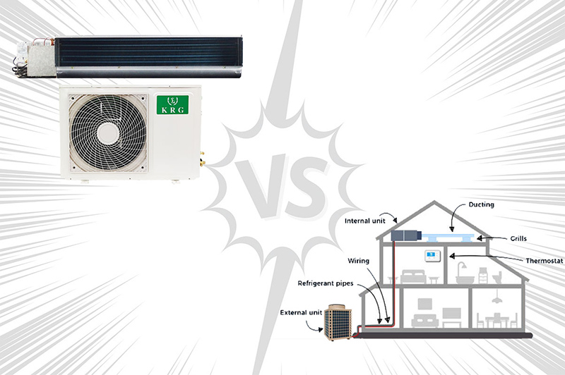 Ducted air conditioner system