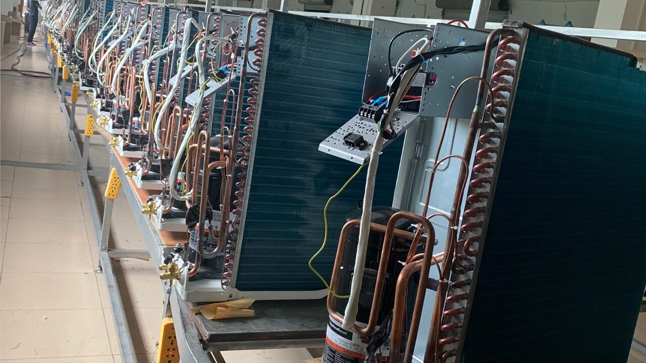 Production Line: KRG Air Conditioning Factory