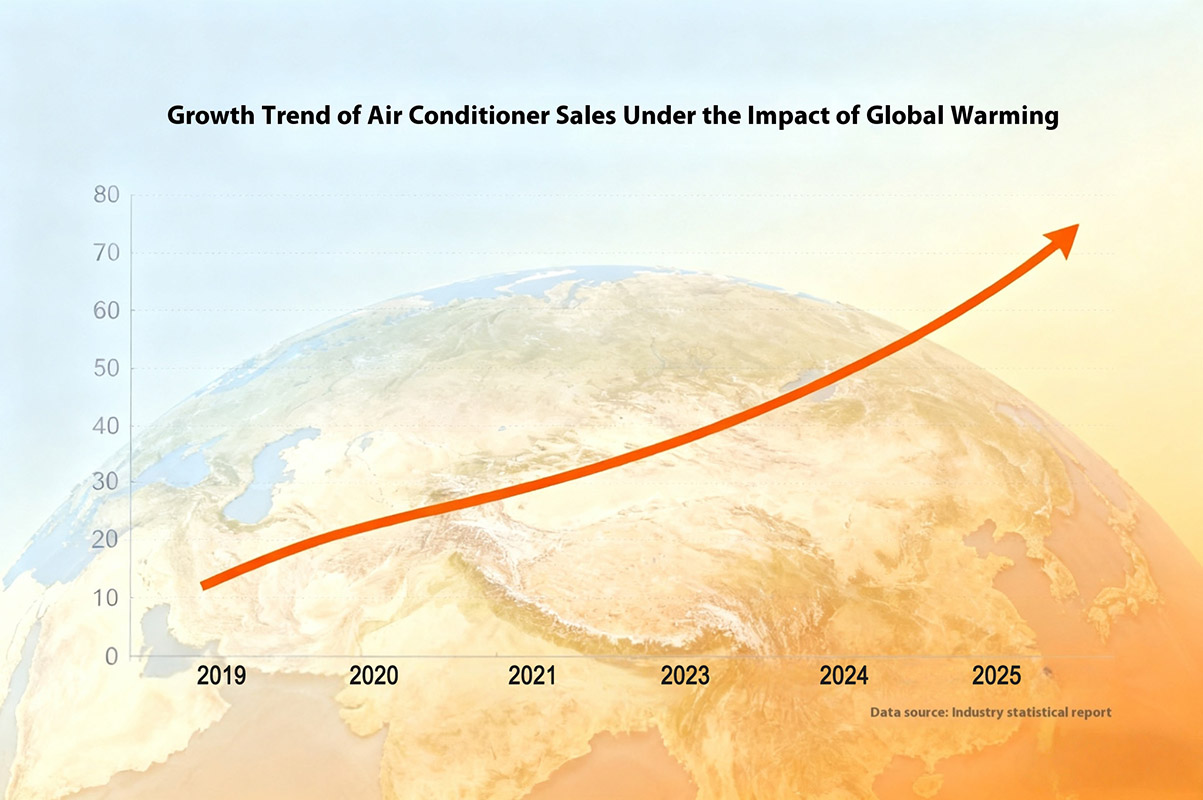 The Logic Behind Global Warming Driving Air Conditioning Sales