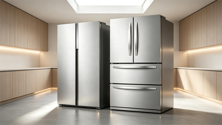 side by side fridge