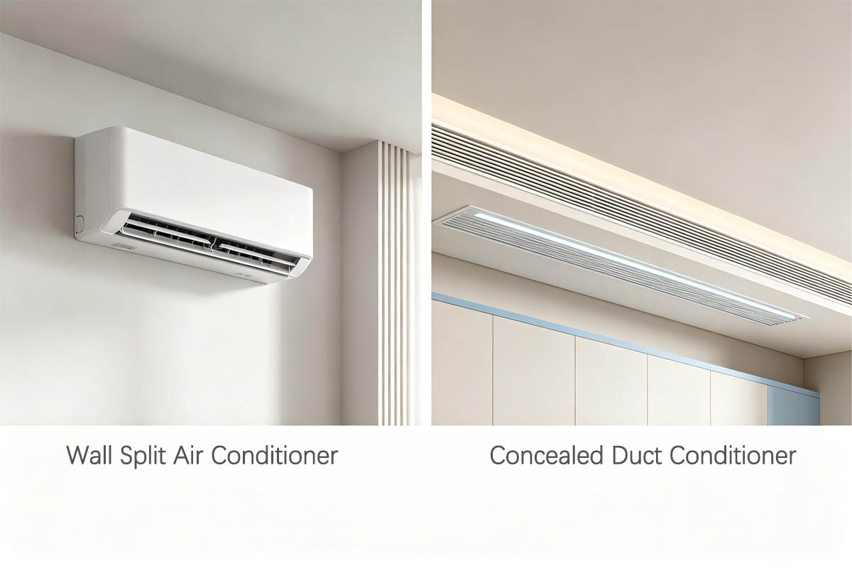 Split Air Conditioner & Concealed Duct AC: Which One Matches Your Project Properly?