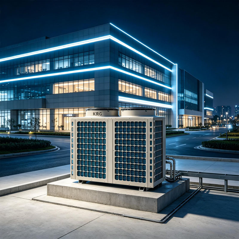 air source heat pump for office building