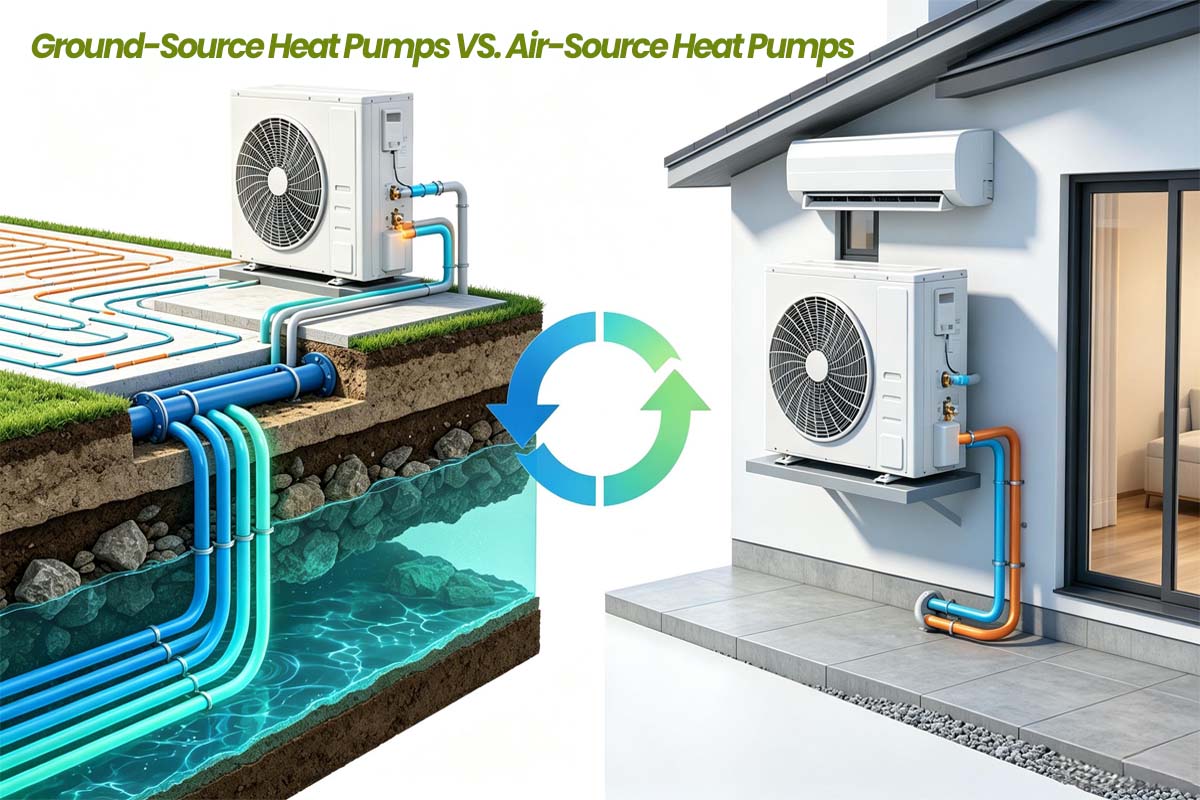 Ground-Source vs. Air-Source Heat Pumps: How to Choose for Residential and Commercial Use?