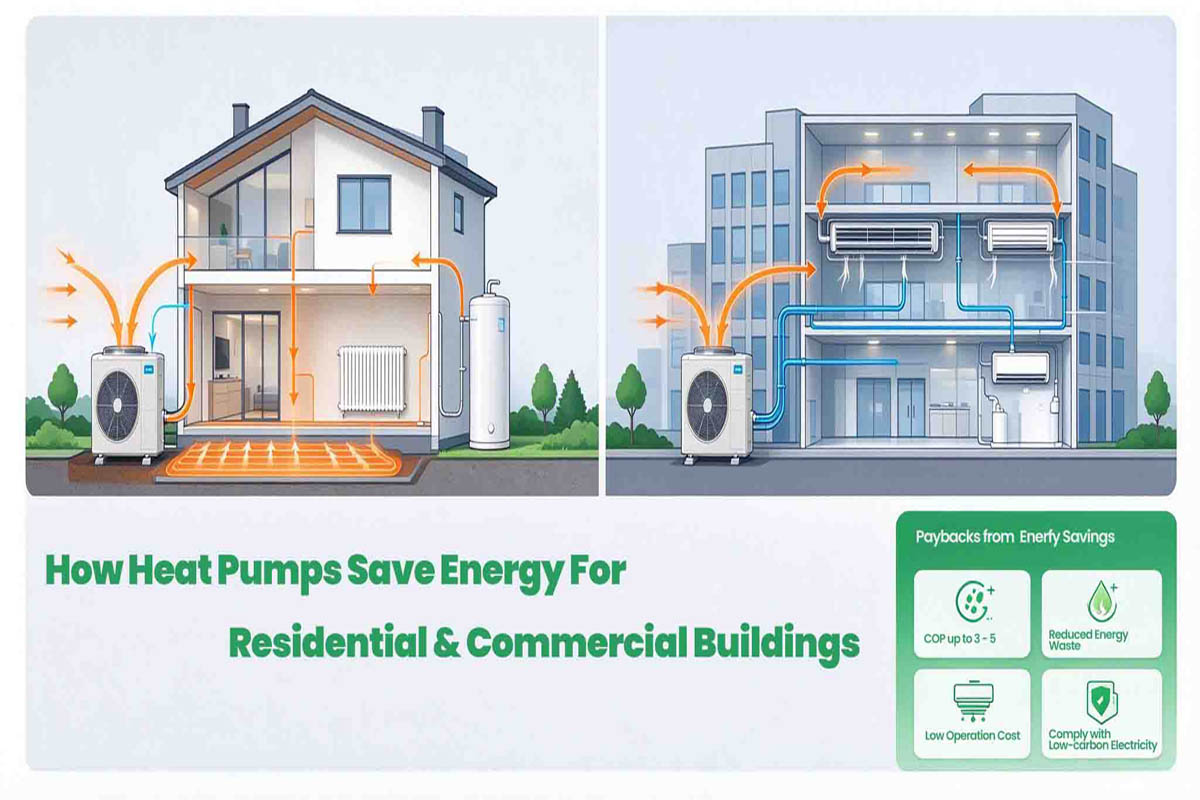How Heat Pumps Save Energy For Residential & Commercial Buildings